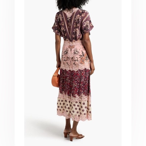 FARM Rio Glam Tapestry Lace Slip Dress Size M - Picture 2 of 8